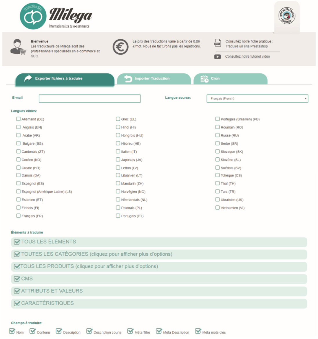 Translation Of An E Commerce Costume Jewelry Website Milega Translation Agency