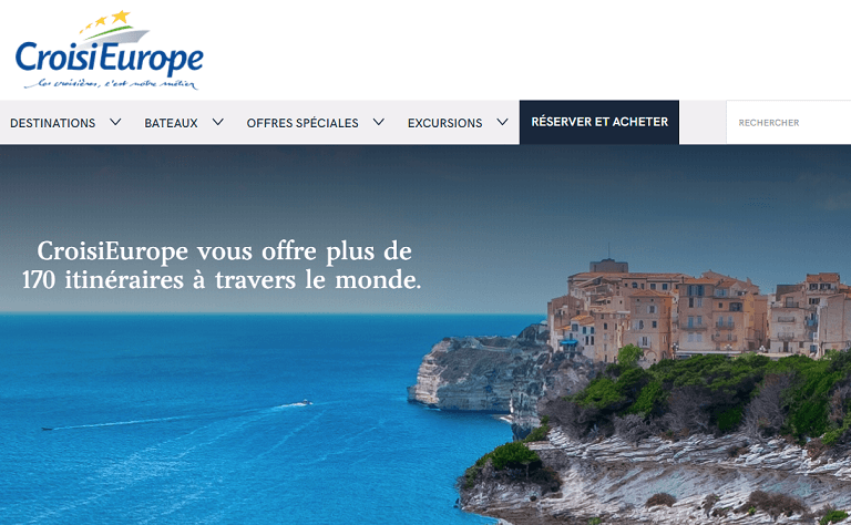 Translation of the CroisiEurope cruises site – Milega Translation Agency