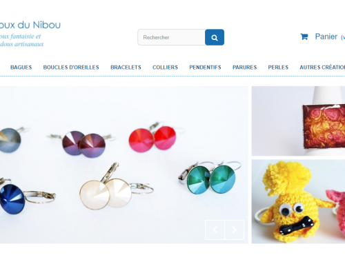 Les Bijoux du Nibou: translation of an e-commerce website via our API PrestaShop