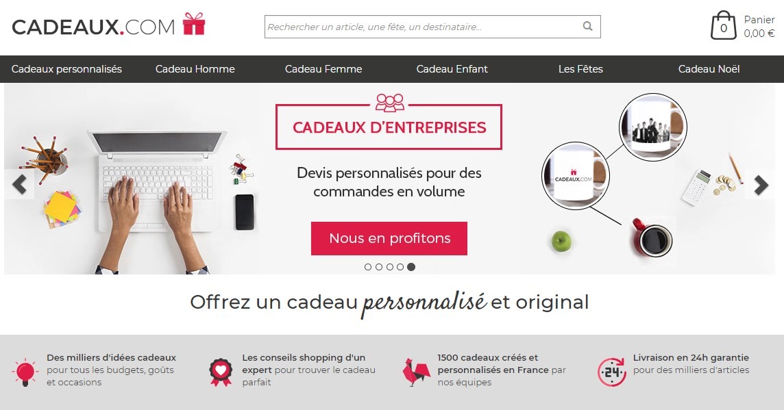 Traducción de una página web e-commerce de francés a español