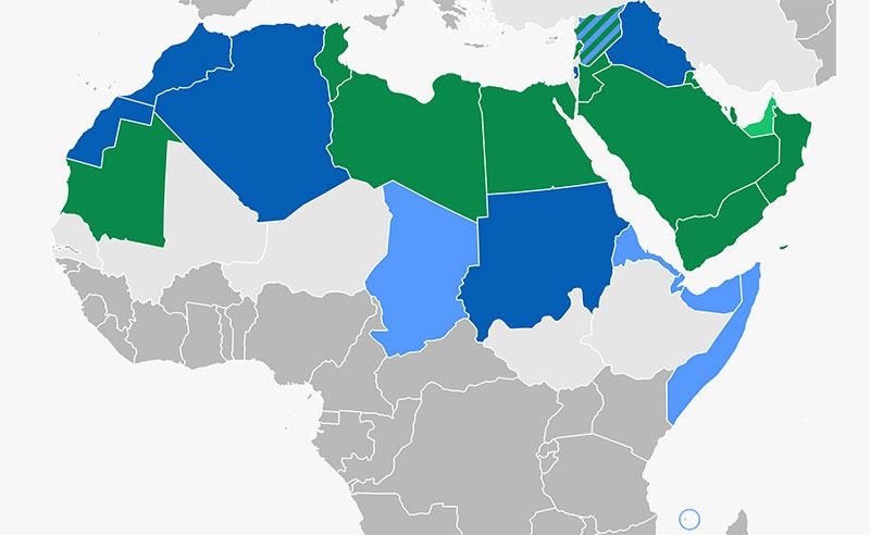 Pays ayant l'arabe comme langue officielle