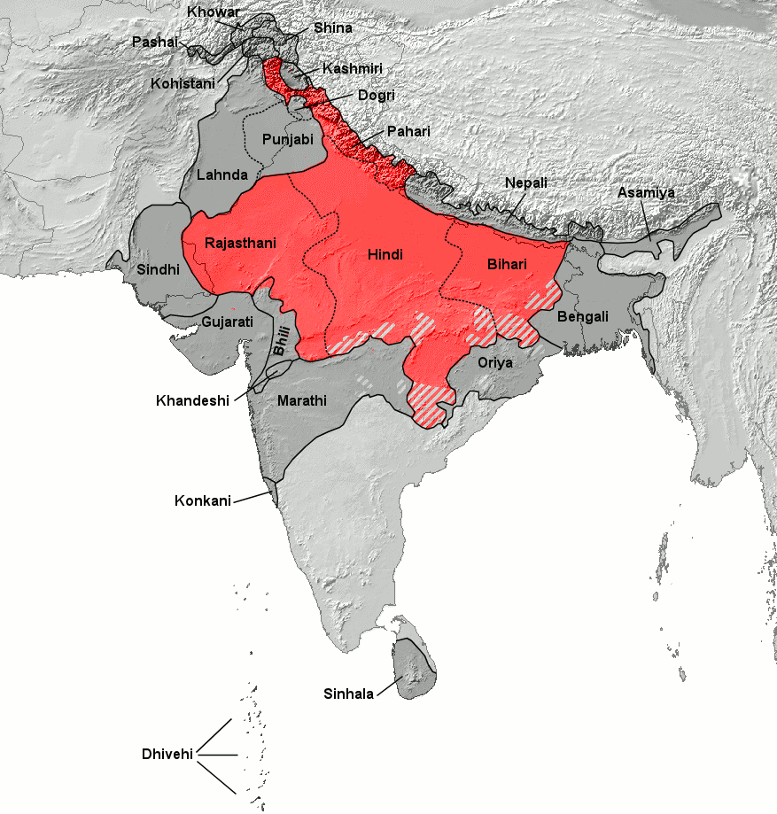 langue hindi